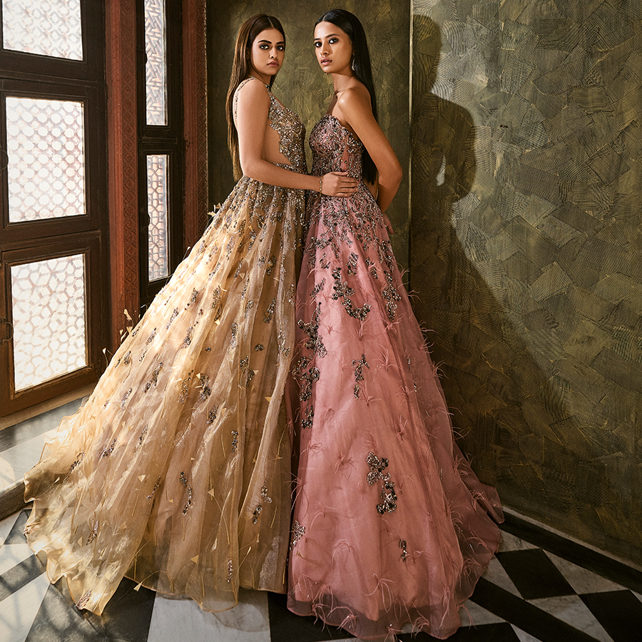 Manyavar gown clearance