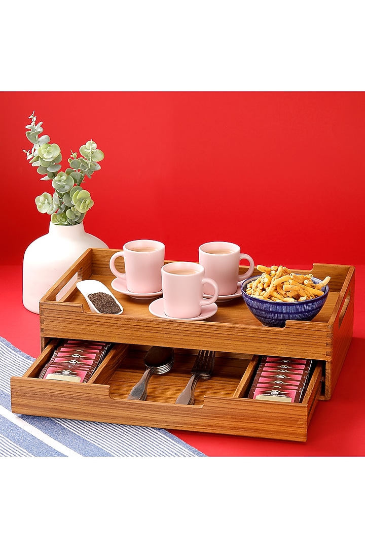 Brown Premium Teak Wood Serveware by Utopia Choice at Pernia's Pop Up Shop