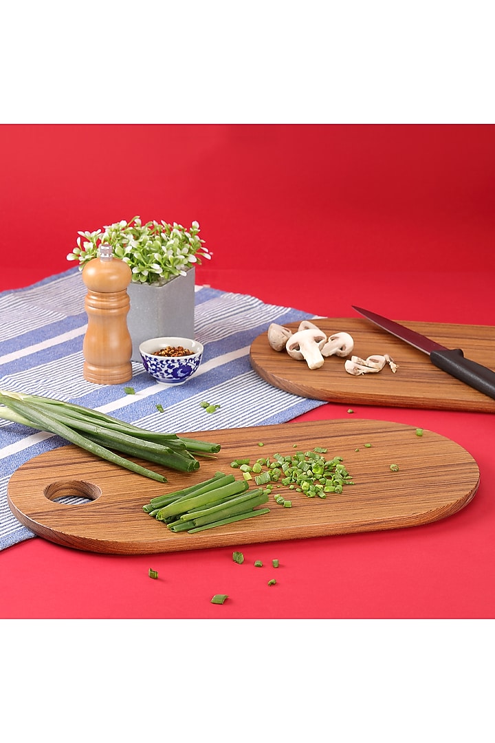 Brown Premium Teak Wood Chopping Board by Utopia Choice at Pernia's Pop Up Shop