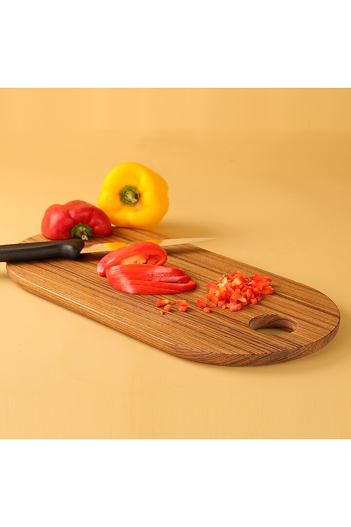 Brown Premium Teak Wood Chopping Board by Utopia Choice at Pernia's Pop Up Shop