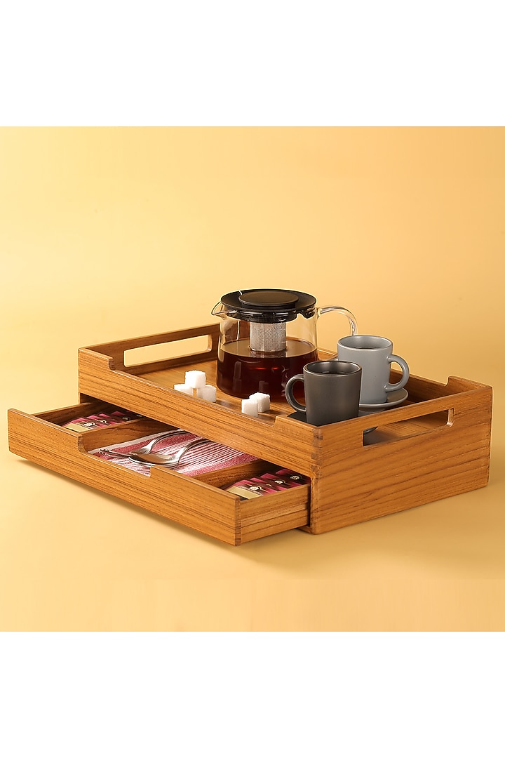 Brown Premium Teak Wood Serveware by Utopia Choice at Pernia's Pop Up Shop