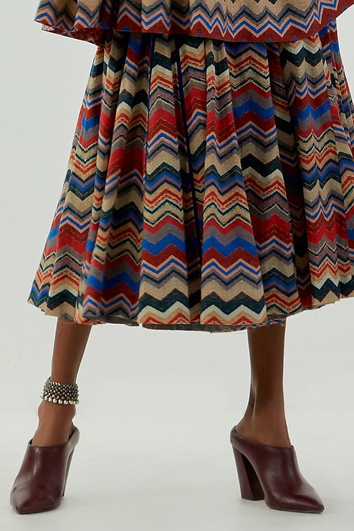 Multi-Coloured Printed Tunic Set by Aseem kapoor at Pernia's Pop Up Shop