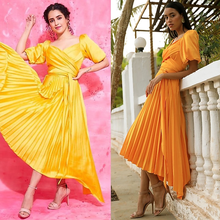 Sunshine Yellow High-Low Vacation Dress by Zwaan at Pernia's Pop Up Shop