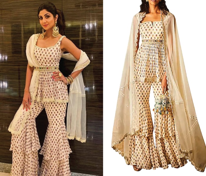 shilpa shetty dress designer