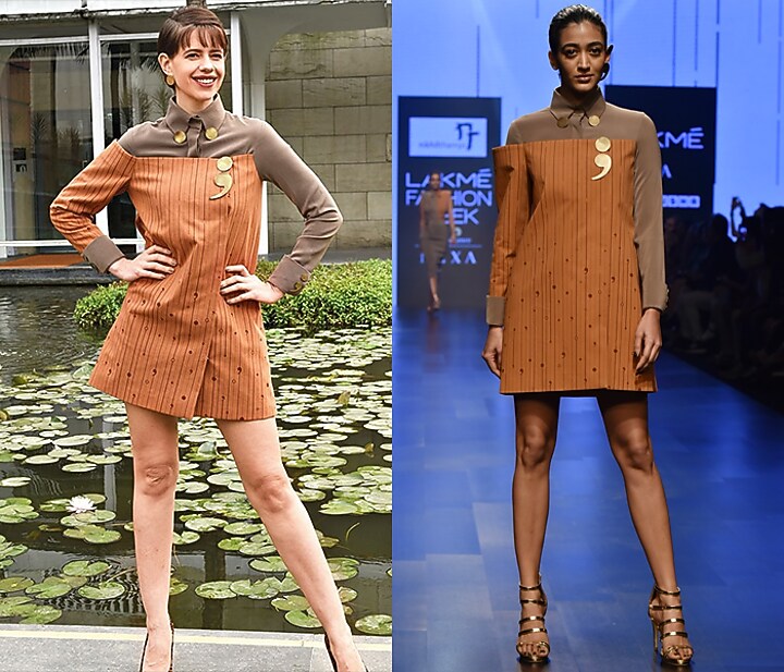 Brown & Stone Shirt Mini Vacation Dress by Nikhil Thampi at Pernia's Pop Up Shop