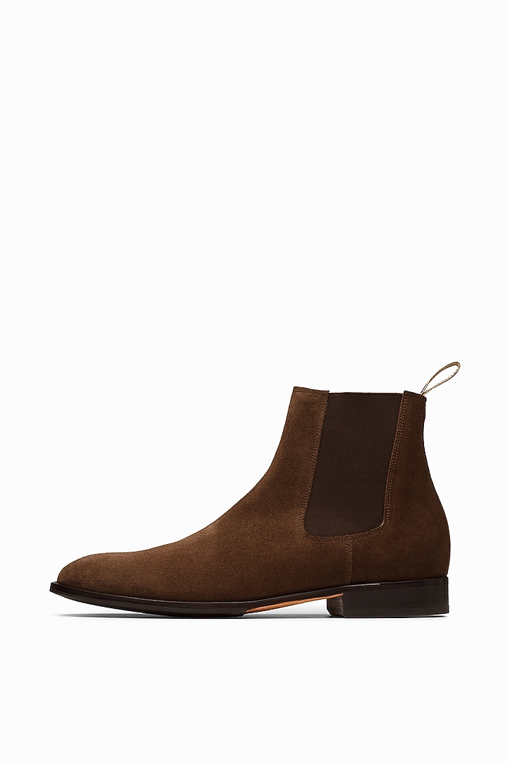 Brown Leather Boots by 3DM Lifestyle at Pernia's Pop Up Shop