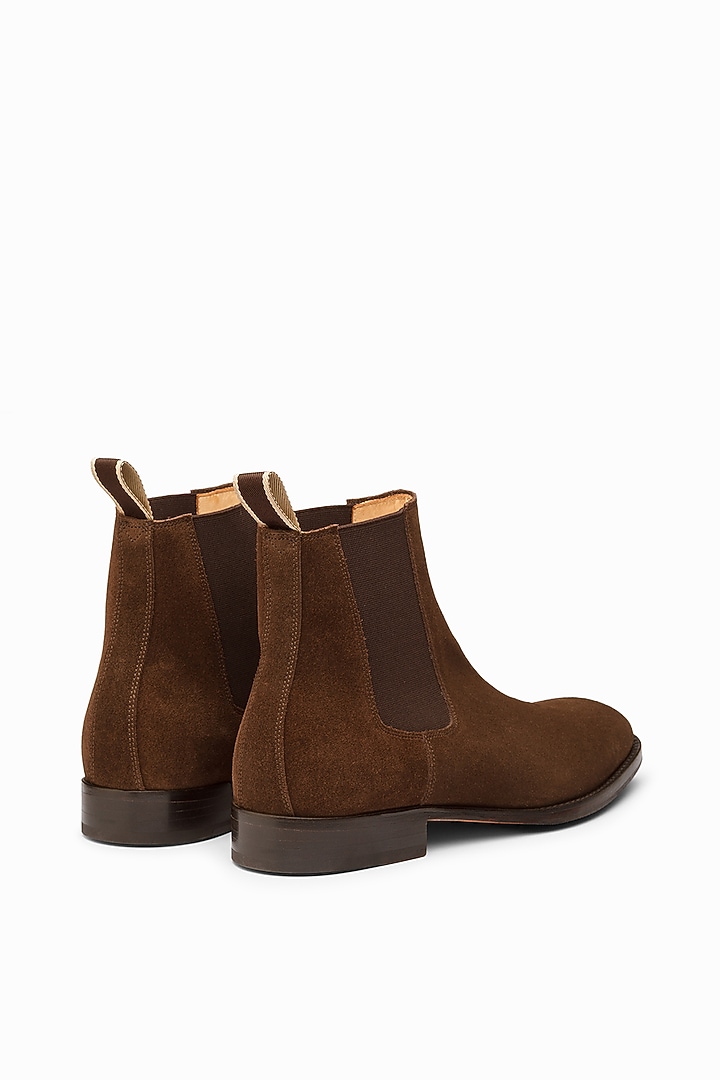 Brown Leather Boots by 3DM Lifestyle at Pernia's Pop Up Shop
