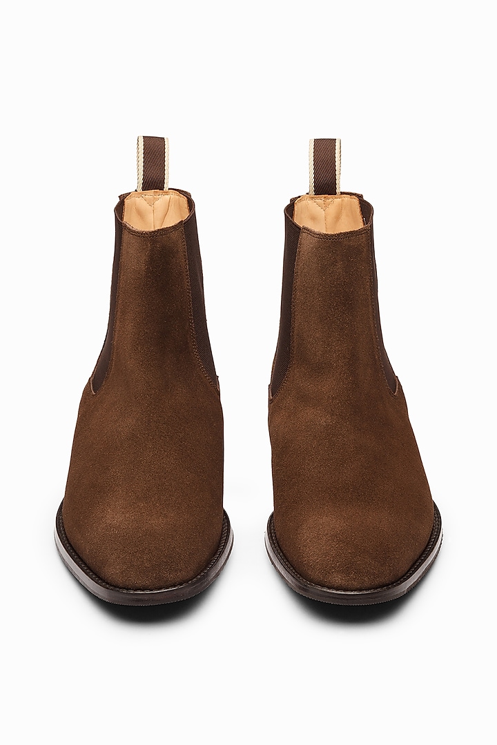 Brown Leather Boots by 3DM Lifestyle