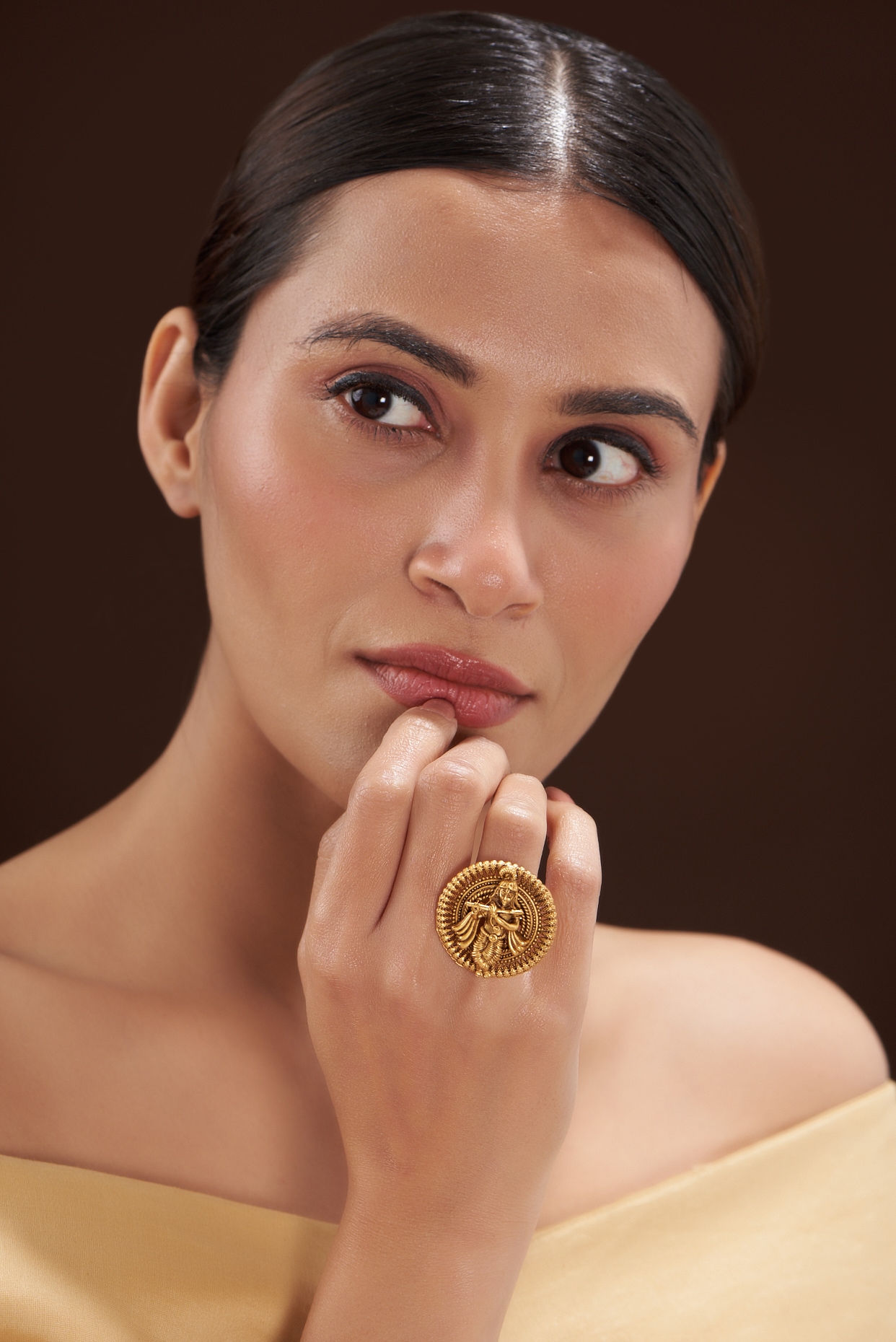 Buy Gold Rings for Women by Priyaasi Online | Ajio.com