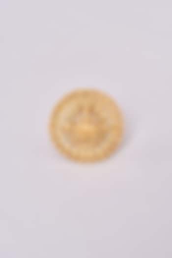 Gold Finish Motif Temple Ring by 20AM at Pernia's Pop Up Shop