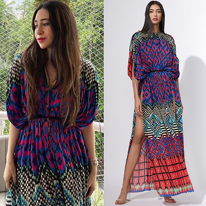 Multi Colored Printed Kaftan by Saaksha & Kinni at Pernia's Pop Up Shop