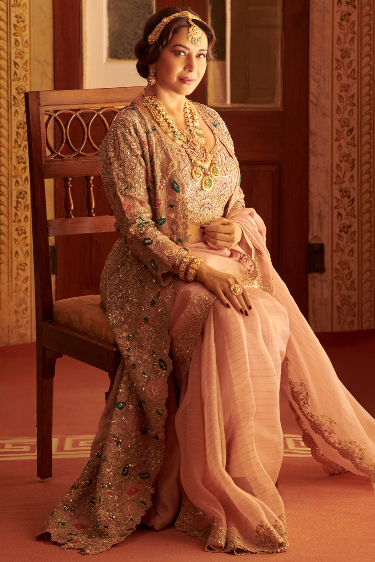 Madhuri Dixit Green Net Designer Saree Sarees on Shimply.c… | Flickr