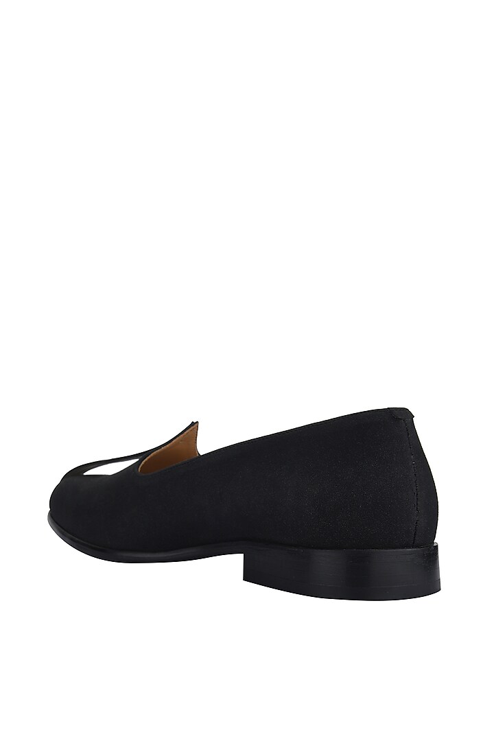 Black Leather Mojris by SKO Men at Pernia's Pop Up Shop