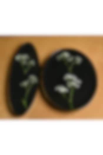 Matt Black Ceramic Oval Platter by Home Struck at Pernia's Pop Up Shop