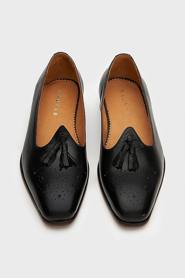 Black Leather Mojris by Nauvab