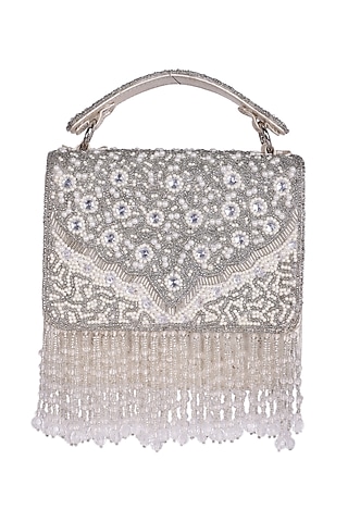 Buy PILLAA Girls Silver Messenger Bag SILVER Online @ Best Price in India