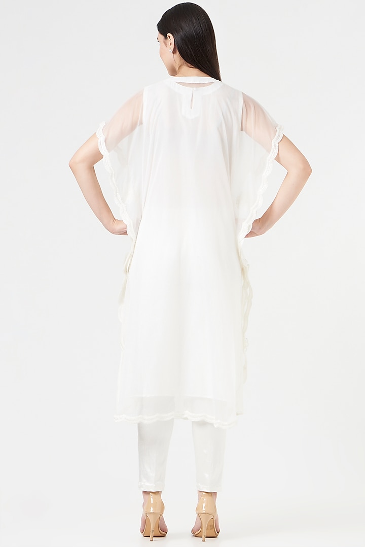 Multi-Colored Kaftan With Embroidery by 5 Elements Apparel at Pernia's Pop Up Shop