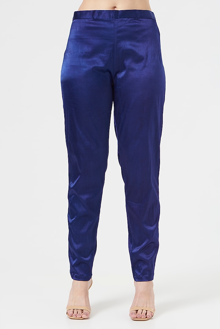 Blue Embroidered Tunic by 5 Elements Apparel at Pernia's Pop Up Shop