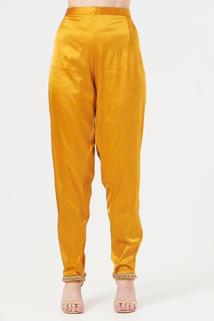 Yellow Embroidered Tunic by 5 Elements Apparel at Pernia's Pop Up Shop