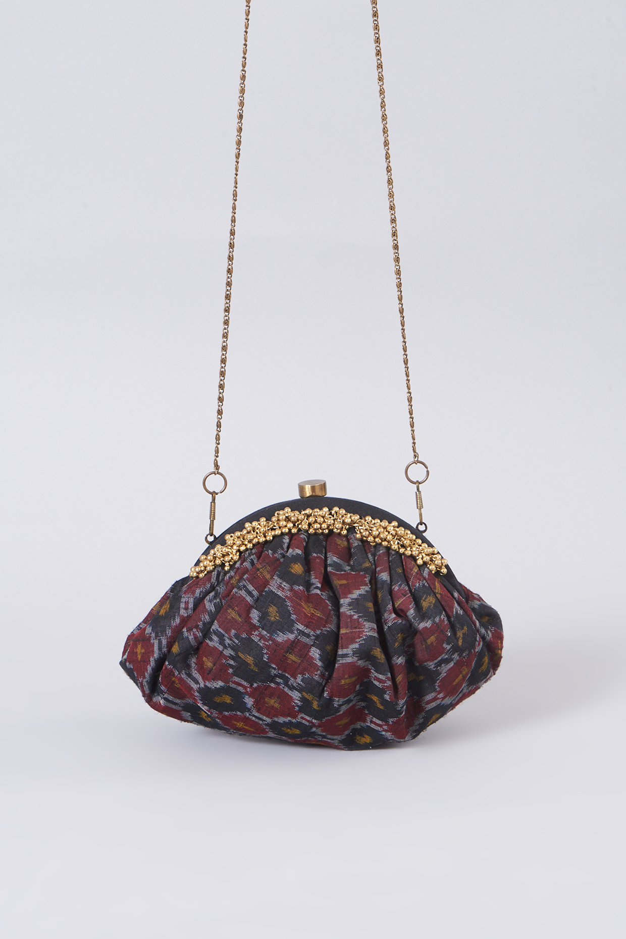 Multi-Colored Embellished Clutch by 5 Elements at Pernia's Pop Up Shop