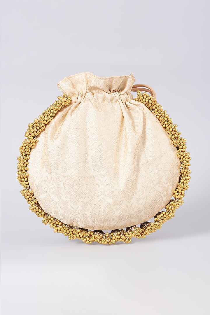 Gold Embellished Potli by 5 Elements at Pernia's Pop Up Shop