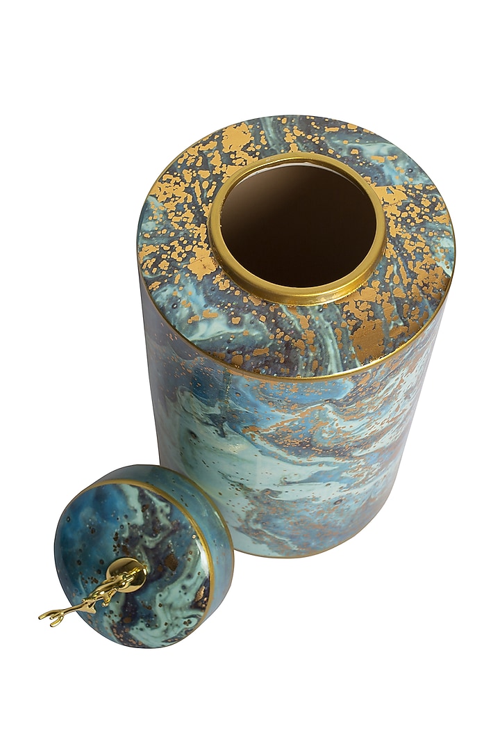 Shaded Blue Handcrafted Jar by H2H at Pernia's Pop Up Shop
