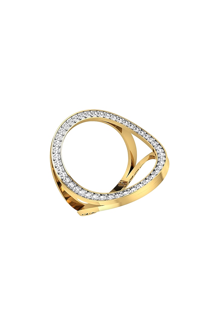 Two-Tone Finish Round-Shaped Diamond 3-in 1 Ring by La marque M at Pernia's Pop Up Shop