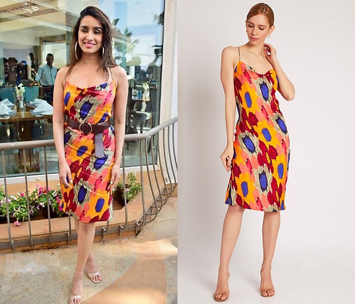 Yellow Ikat Floral Printed Summer Dress by Saaksha & Kinni at Pernia's Pop Up Shop