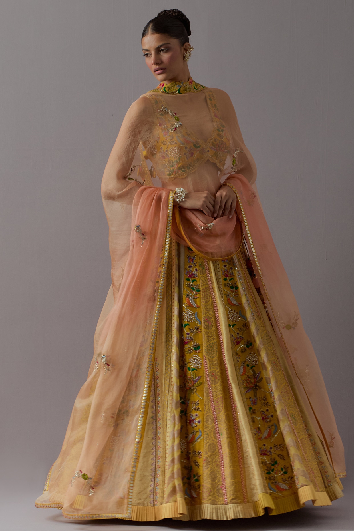 Brocket chaniya choli designs clearance