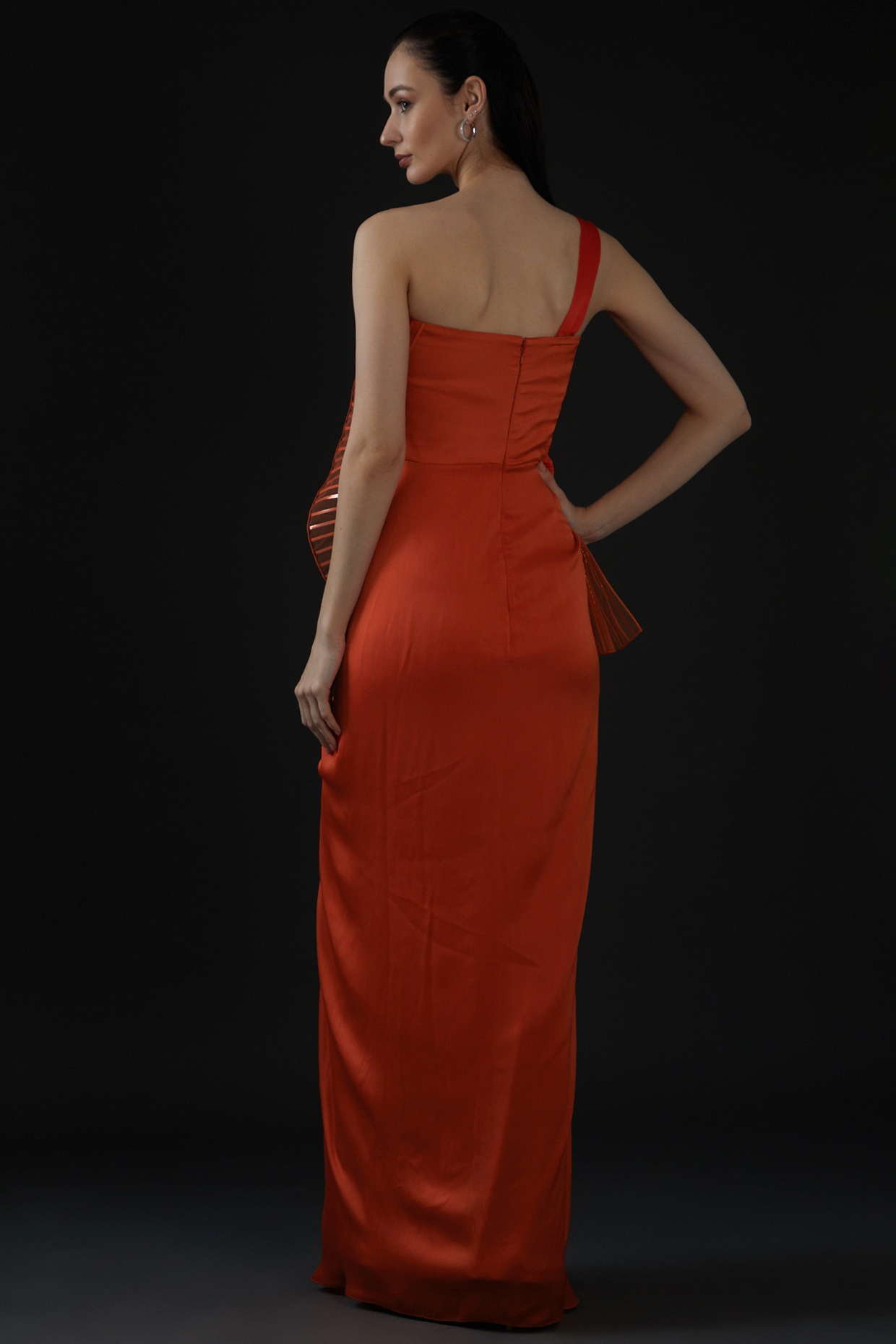 Presenting By New Party Wear Look Organza Taby Silk Gown With Dupatta