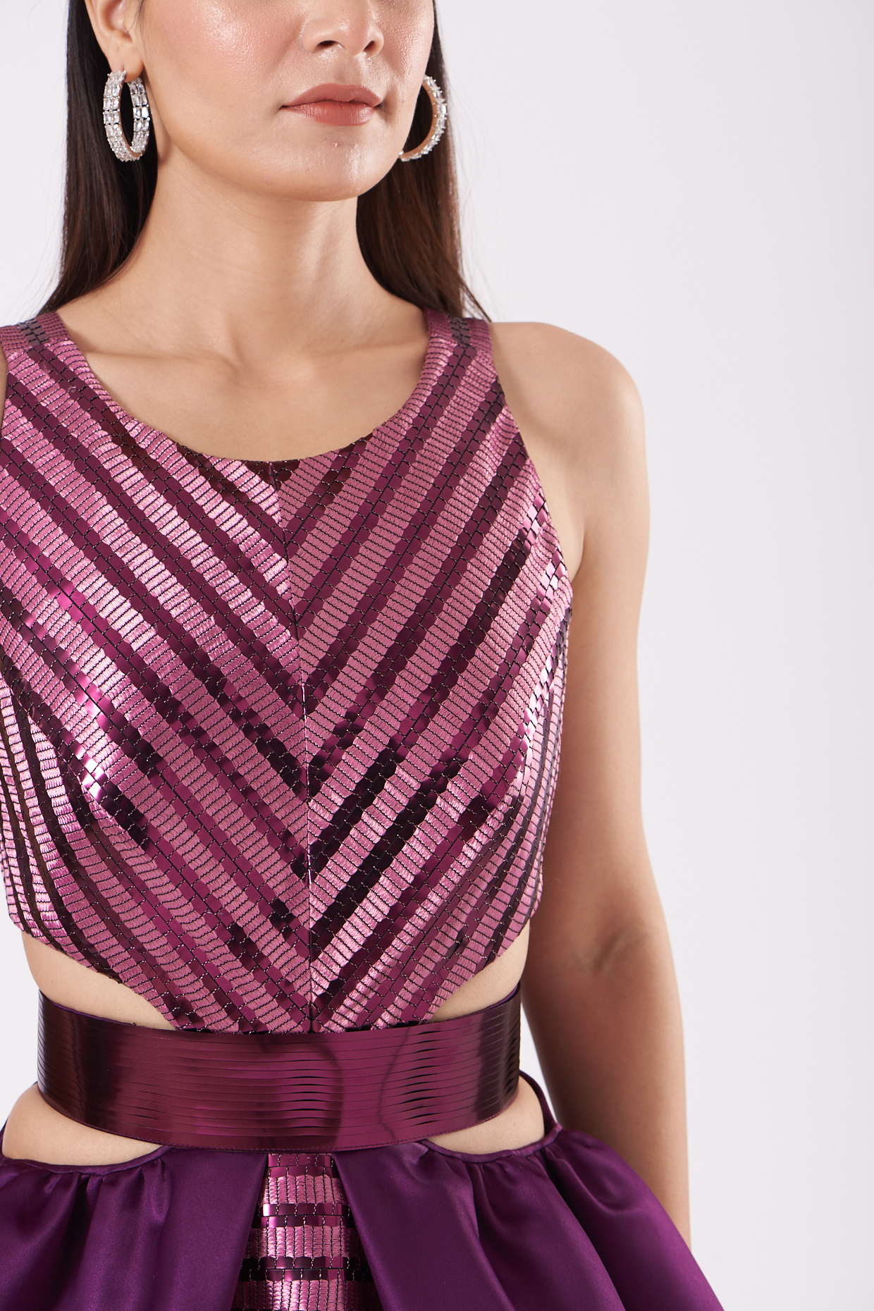 Harmony burnout shop stripe dress