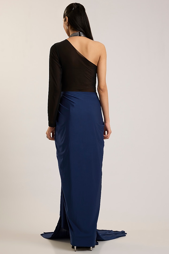 Cosmos Blue Balloon Jersey Wedding Gown by Amit Aggarwal at Pernia's Pop Up Shop