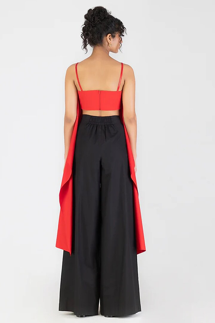 Magma-Colored Poplin Top by Amit Aggarwal at Pernia's Pop Up Shop