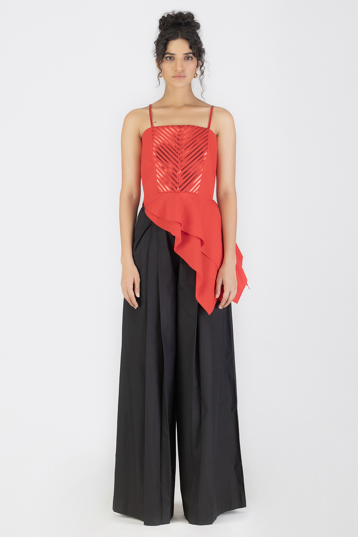 Magma Poplin Metallic Corset Top by Amit Aggarwal at Pernia's Pop Up Shop