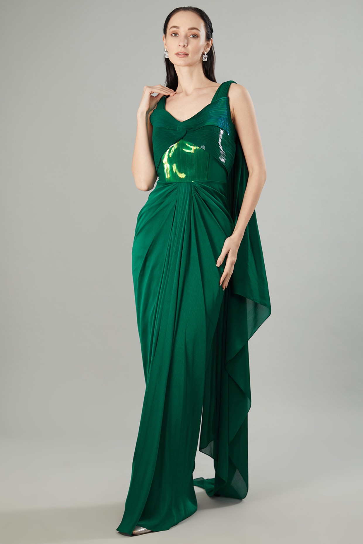 Gown out hotsell of saree