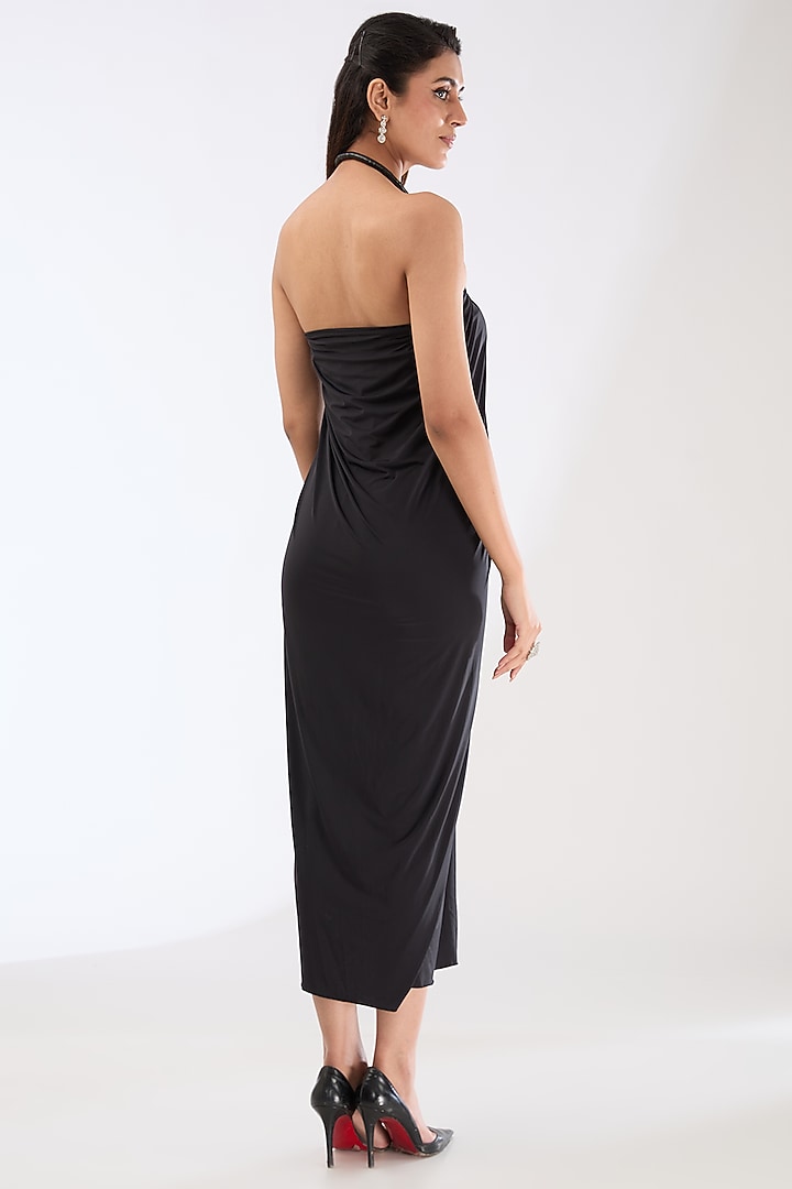 lycra formal dress Fitted Long Sleeve Lycra Gown by Amelia Couture 381-1 2 / Eggplant main image 1
