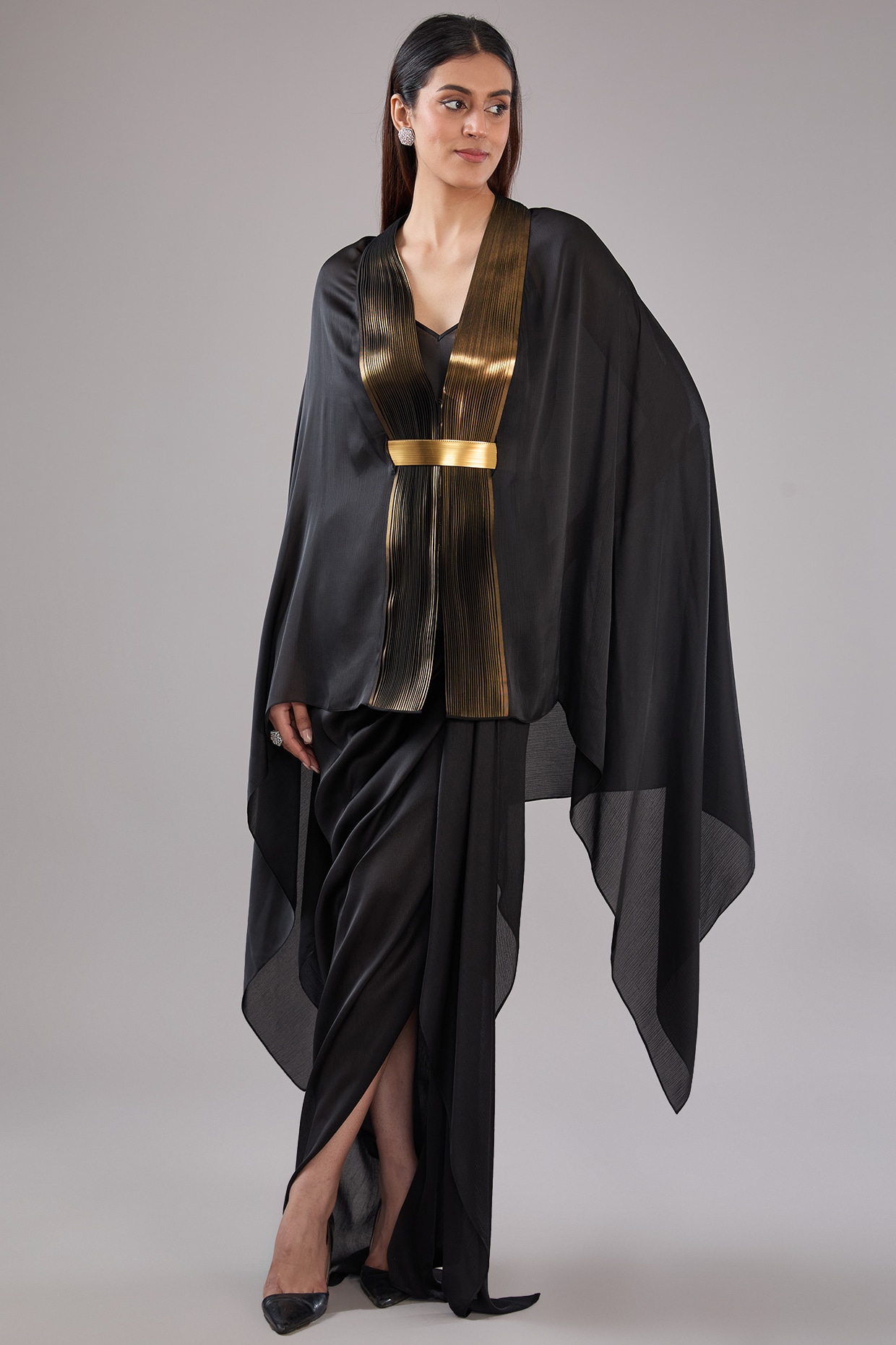 Long skirt suit top design