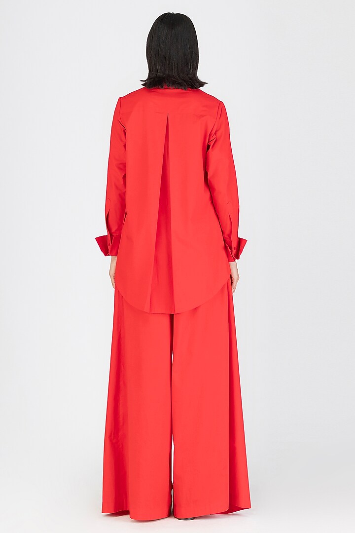 Magma Poplin Pleated Top by Amit Aggarwal at Pernia's Pop Up Shop