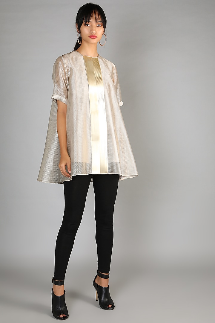 Gold Striper Shirt by Amit Aggarwal at Pernia's Pop Up Shop