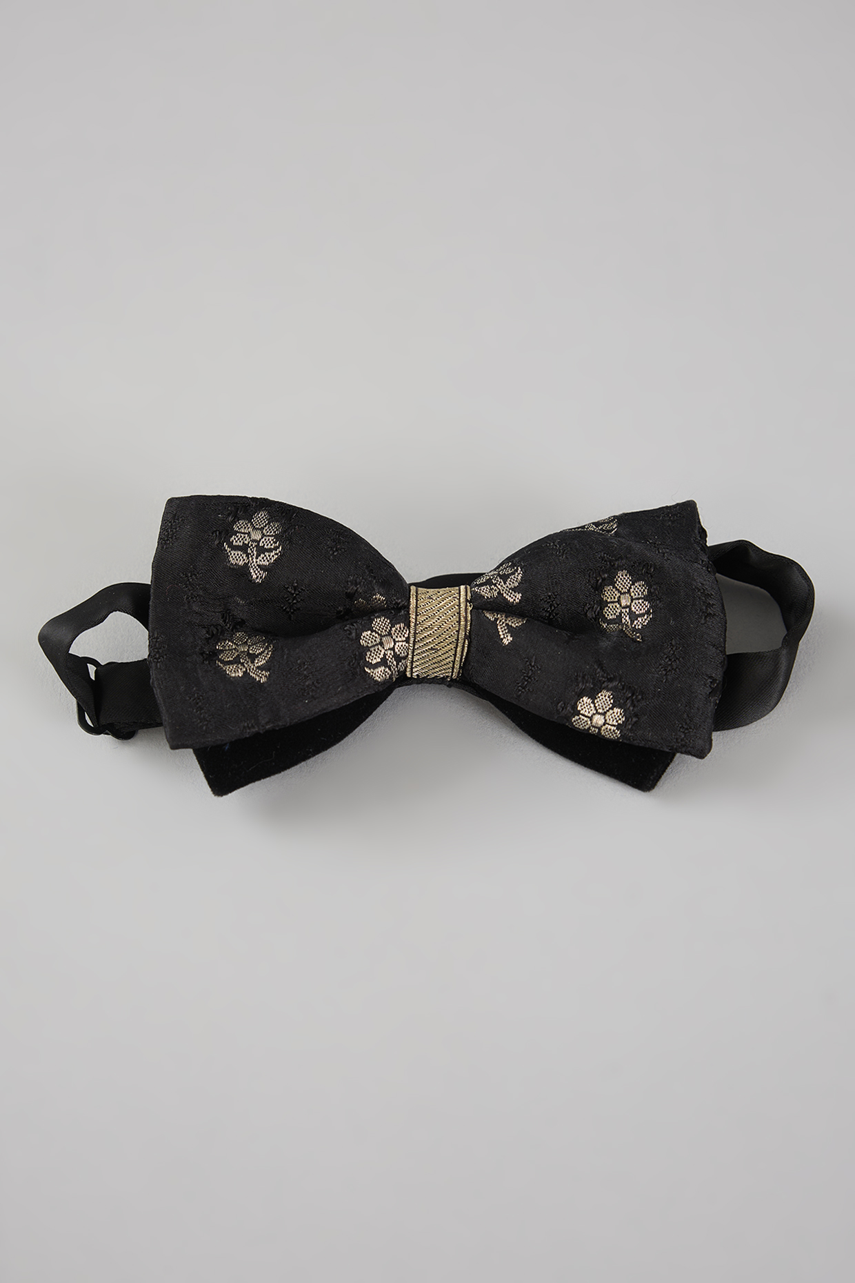 Black Silk Bowtie by Amit Aggarwal Men