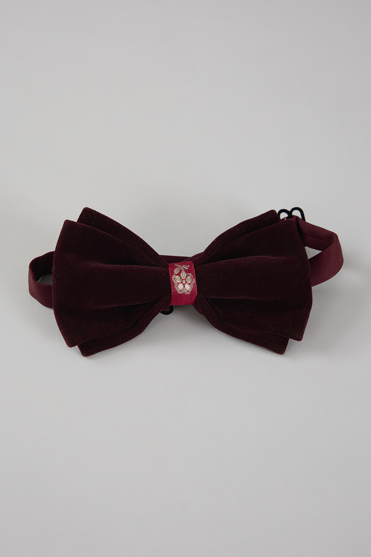 Plum Velvet Bowtie by Amit Aggarwal Men