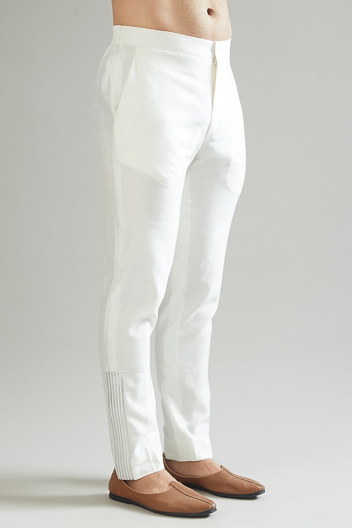 Multi-Coloured Poly Chanderi Kurta Set by Amit Aggarwal Men at Pernia's Pop Up Shop