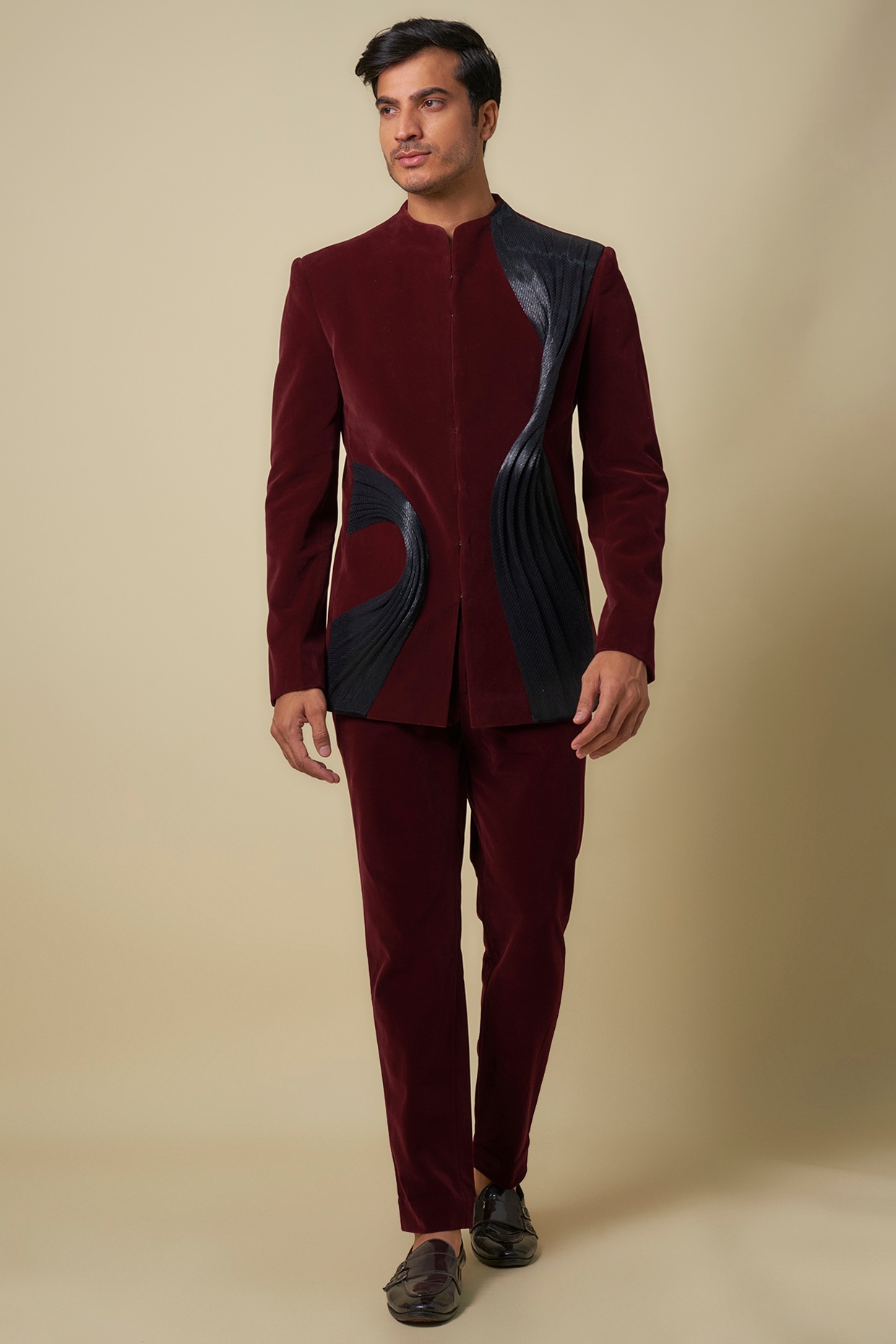 Buy Bandhgala Blazer For Groom for men Online from Indian Designers 2024