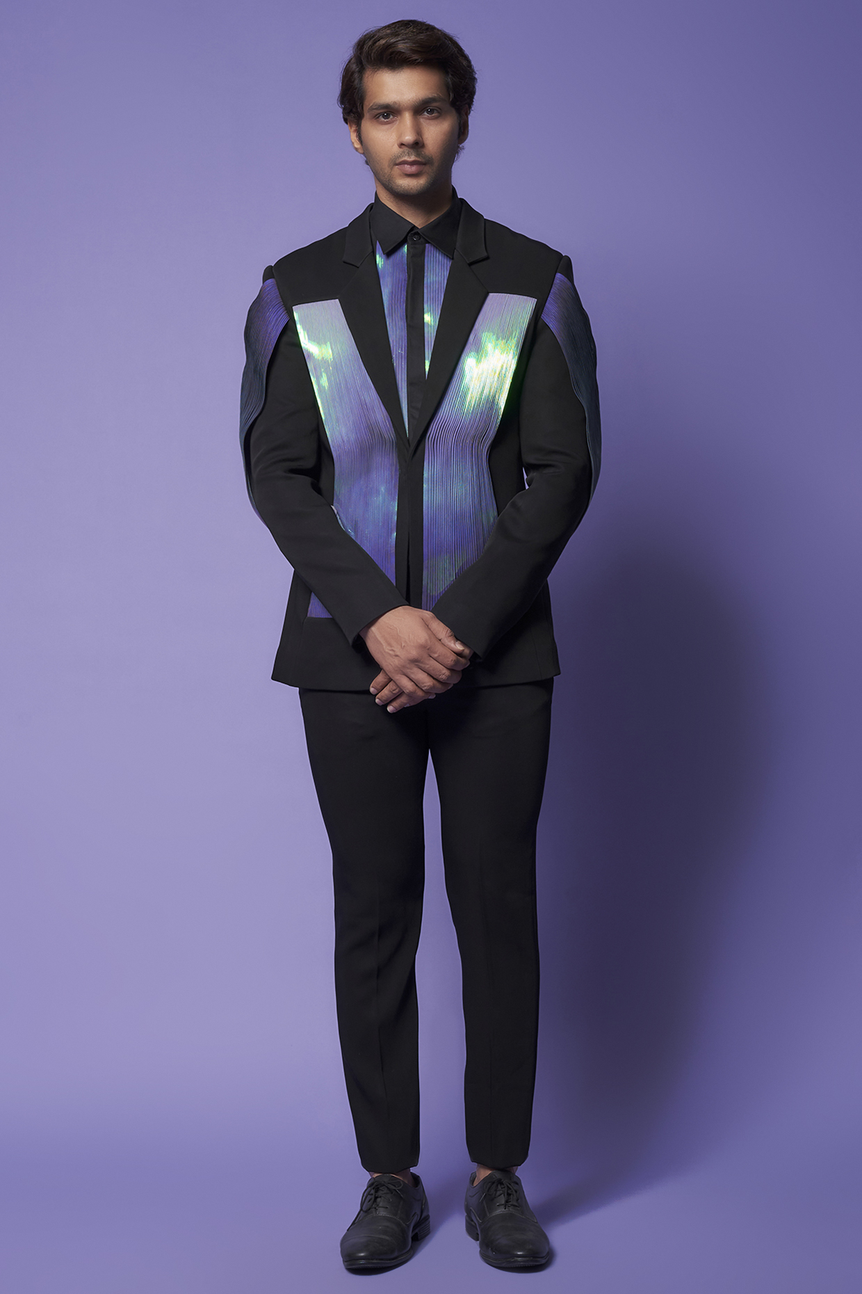 Purple metallic jacket online