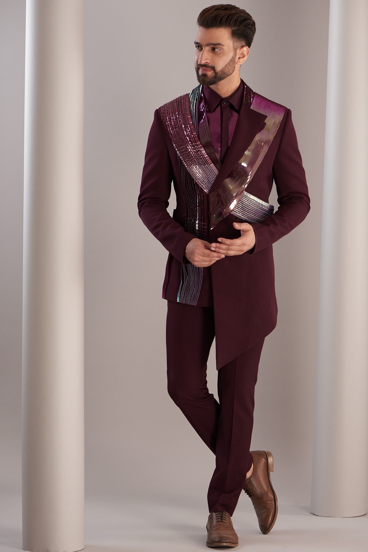 Indo western sale blazer