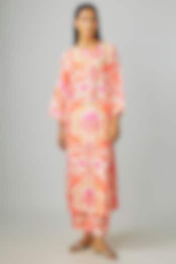 Cream Silk Co-Ord Set by Archana Shah at Pernia's Pop Up Shop