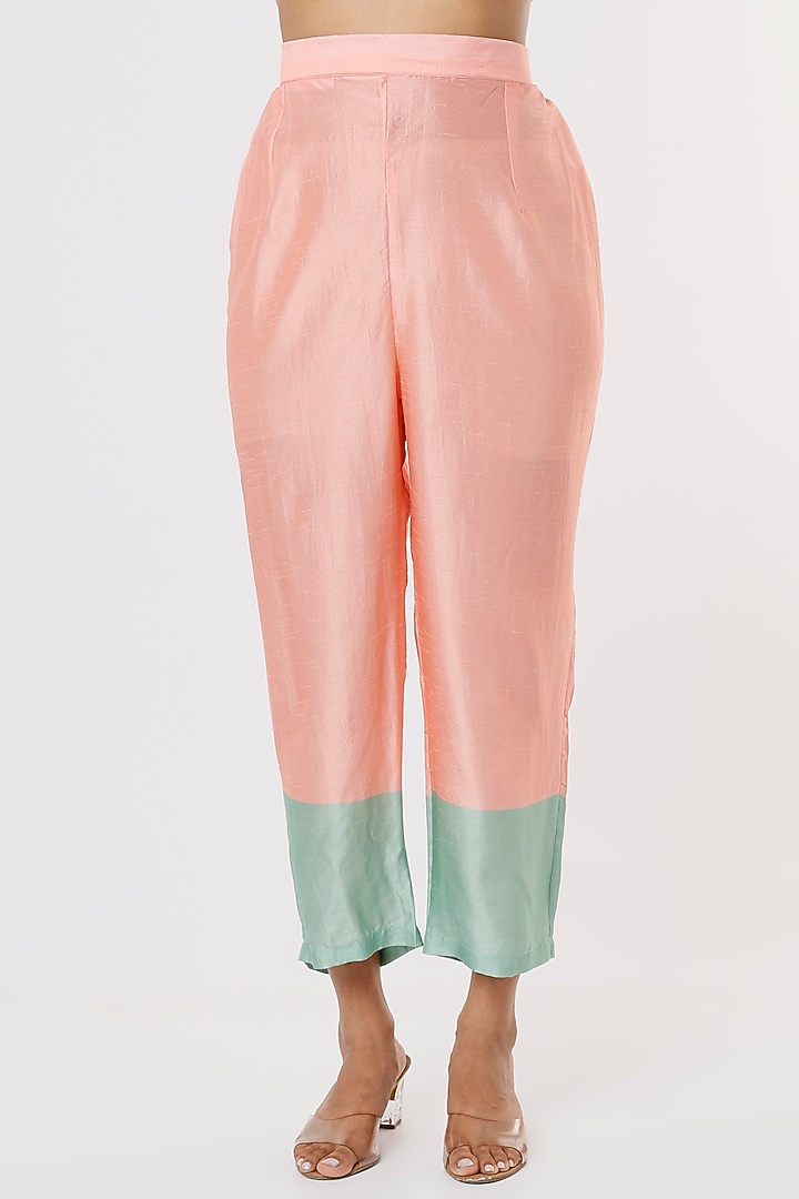 Green Silk Pant Set by Archana Shah at Pernia's Pop Up Shop