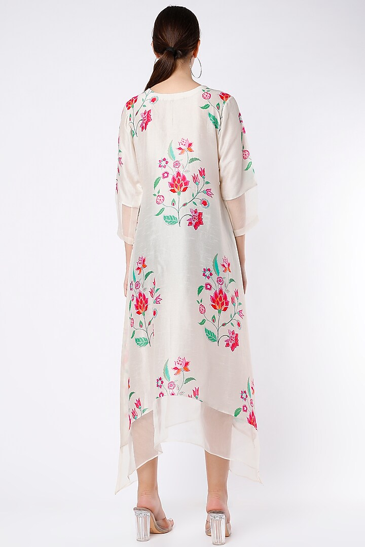 Ivory Printed Tunic by Archana Shah at Pernia's Pop Up Shop