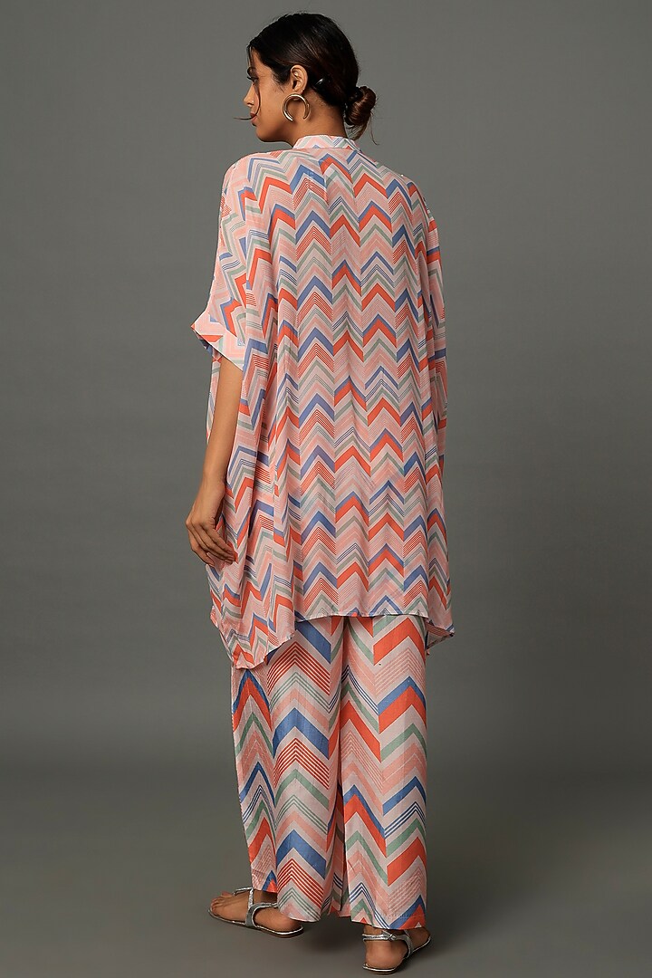 Multi-Colored Printed Kurta Set by Archana Shah at Pernia's Pop Up Shop