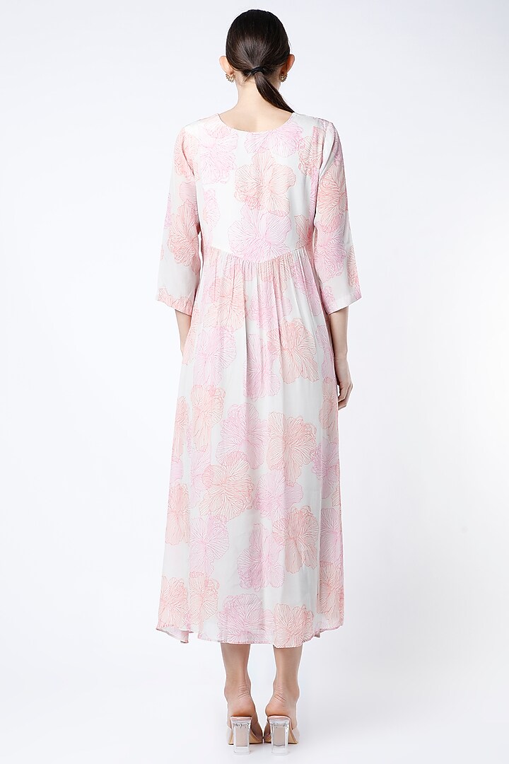 Off-White Printed Tunic by Archana Shah at Pernia's Pop Up Shop